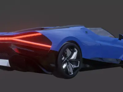 Bugatti Mistral 3D model