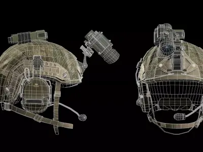 MILITARY Game Ready Ops-Core Fast MT Low-poly 3D model