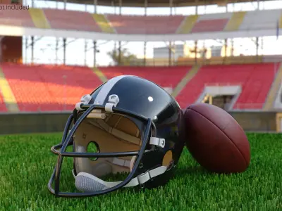  Vintage Gridiron Football Helmet with White Stripe Black 