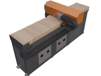 Coordinate laser marking welding machine 3D model