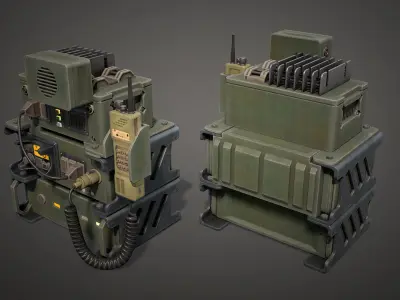 Defense Line Vol6 - Wireless Warfare Low-poly 3D model