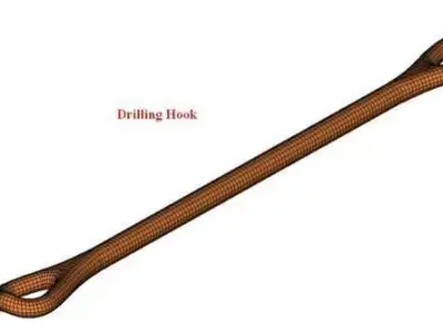 Drilling HOOK 3D model