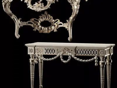 classical consoles 3D model