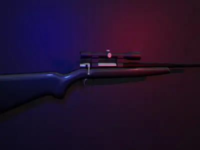 Sniper Rifle 3D model order