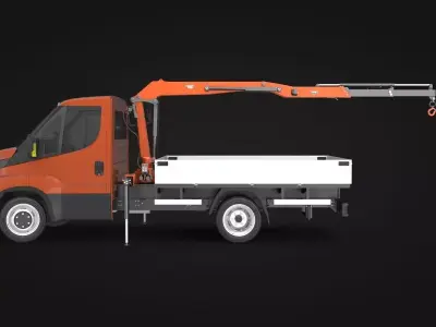 Iveco Crane Truck 3D model