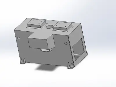 Work table 3d mechanical part modeling  3D model