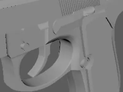 Beretta M9A1 3D model