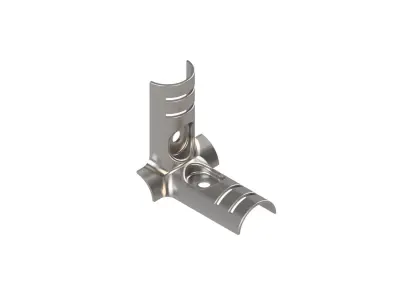 PIPE FITTINGS-PIPE CORNER CONNECTION 3D model