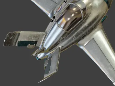 Stylized Airplane 3D Model 3D model