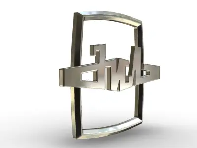 zil logo 3D model by 3dlogoman