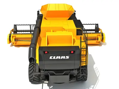Combine Harvester Claas Lexion Models 3D model