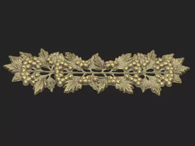 Pattern gothic design special deco ornate carving cnc 3D print model