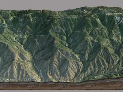 San Bernardino Mountains 3D model