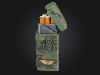 Cigarette Armor Pack  Gritty Style with a Smoked Edge 3D model