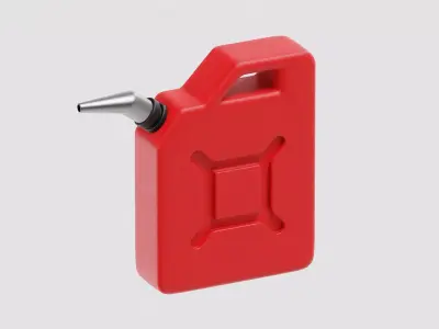 Gallon Jerry Gas Fuel Can  Low-poly 3D model