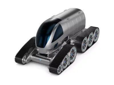 Snow Coach 3D model buy