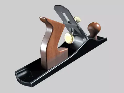 Iron Jack Plane Low-poly 3D model