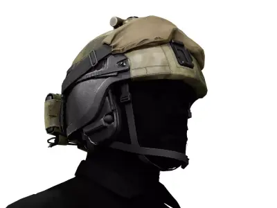 LSHZ HELMET LOW CUT Low-poly 3D model