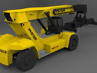 HYSTER REACH STACKER Low-poly 3D model