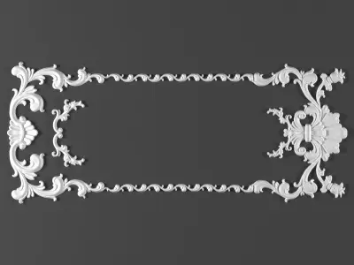 free 6 ornamental classic decoration 3d model kitbash vol 29 Free 3D model