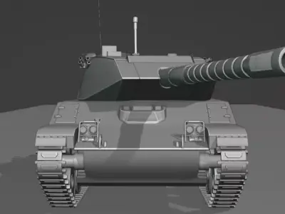 stingray tank 3D model