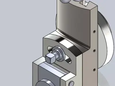 Solidworks 3D Moldel Shaper Tool Holder  3D model