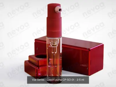 Vial Series - Mist sprayer - Cream pump - 2-5 ml 3D Model Pack