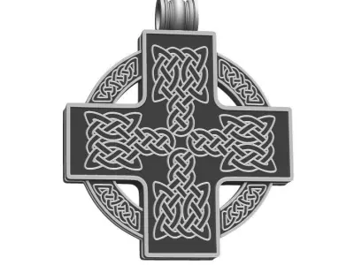 Celtic Cross - Vikings  model to print Part 02   3D print model