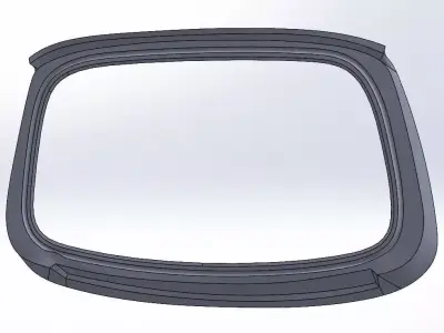 Subaru Impreza grill surround 3D print model