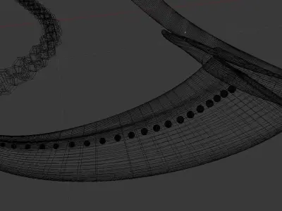 Bloody Reaper chained weapon Free 3D model