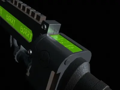 SciFi Sword V2 GameAsset Low-poly 3D model