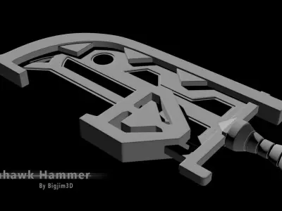 Tomahawk Hammer 3D model