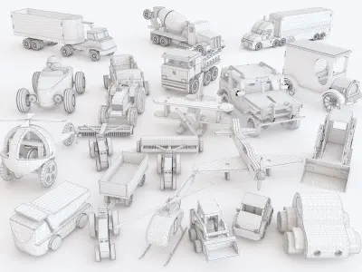 Wooden toy vol 05 3D model