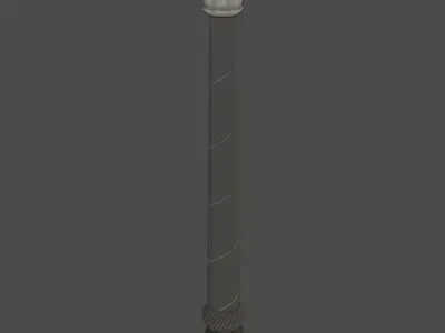 Knight Mace Low-poly 3D model