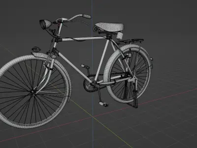 rusted cycle Free 3D model