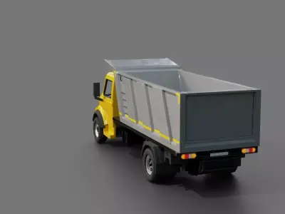 Mercedes Benz Dump TruckL1413 3D model