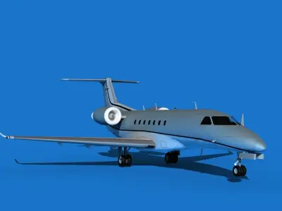 Embraer Praetor 600 V15 3D model