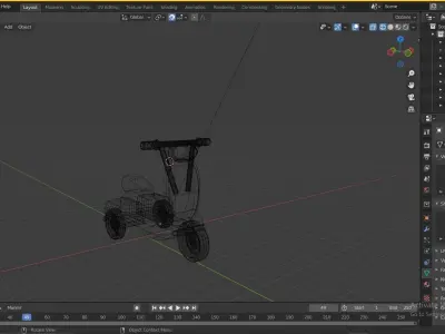 Toy Vespa 3D model