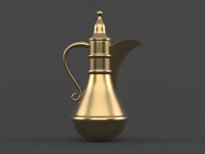 Arabic Teapot 3D model