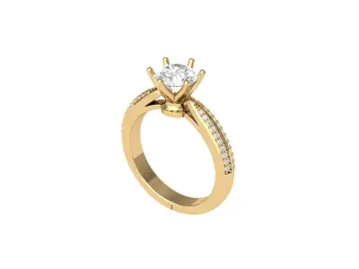 Wedding Ring  3D print model 307