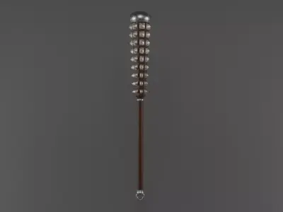 Low Poly Kanabo  Japanese Mace 3D Model Game Ready Low-poly 3D model