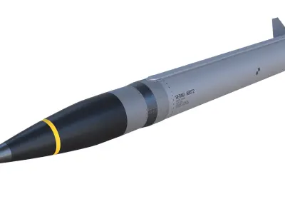 Precision Strike Missile PrSM Low-poly 3D model