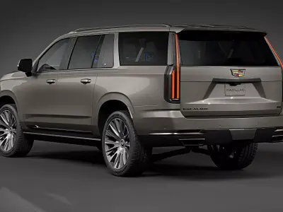 2025 Cadillac Escalade ESV Platinum 3D model