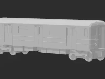 NYC MTA R62 Rolling Stock PRINT READY 3D print model