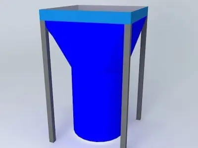 Hopper for FINPOL FR4-4 filter Free 3D model
