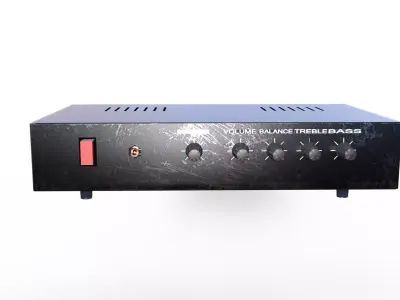 Old Mini Audio Amplifier Free 3D model