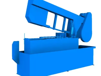 Serra Fita Horizontal 3D model