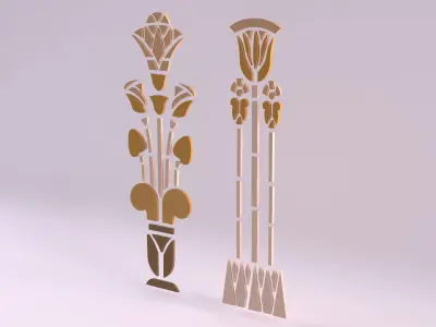 Egyptian Symbols - 030 Low-poly 3D model