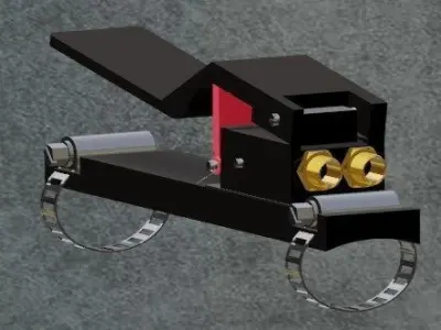 Pneumatic Handle 3D model