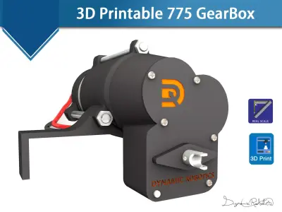3D printable 775 Gearbox 3D print model